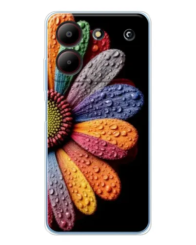 Чехол для ZTE Blade A54 с картинкой «Радужный цветок» Чехол для ZTE Blade A54 с картинкой «Радужный цветок»