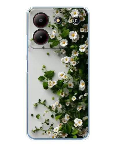 Чехол для ZTE Blade A54 с картинкой «Ветка мелких белых цветов» Чехол для ZTE Blade A54 с картинкой «Ветка мелких белых цветов»