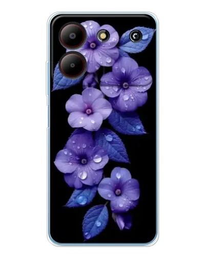 Чехол для ZTE Blade A54 с картинкой «Фиолетовые цветы с росою» Чехол для ZTE Blade A54 с картинкой «Фиолетовые цветы с росою»