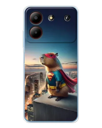 Чехол для ZTE Blade A54 с картинкой «Капи-мен супергерой» Чехол для ZTE Blade A54 с картинкой «Капи-мен супергерой»