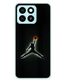 Чехол для ZTE Blade A55 с картинкой «Jordan Gradient Logo»