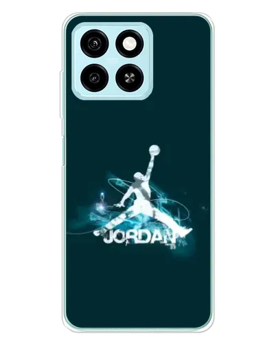 Чехол для ZTE Blade A55 с картинкой «Jordan Blue Fire» Чехол для ZTE Blade A55 с картинкой «Jordan Blue Fire»