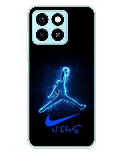 Чехол для ZTE Blade A55 с картинкой «Jordan Neon Blue» Чехол для ZTE Blade A55 с картинкой «Jordan Neon Blue»