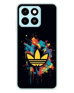 Чехол для ZTE Blade A55 с картинкой «Adidas Splash»