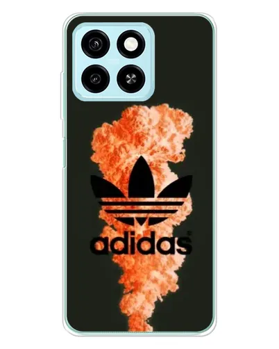 Чехол для ZTE Blade A55 с картинкой «Оранжевый дым Adidas» Чехол для ZTE Blade A55 с картинкой «Оранжевый дым Adidas»