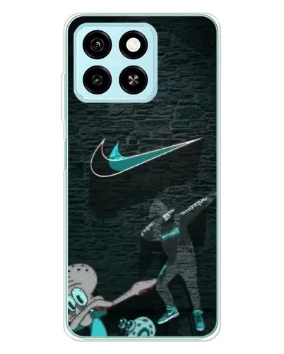 Чехол для ZTE Blade A55 с картинкой «Спортивный арт Nike»