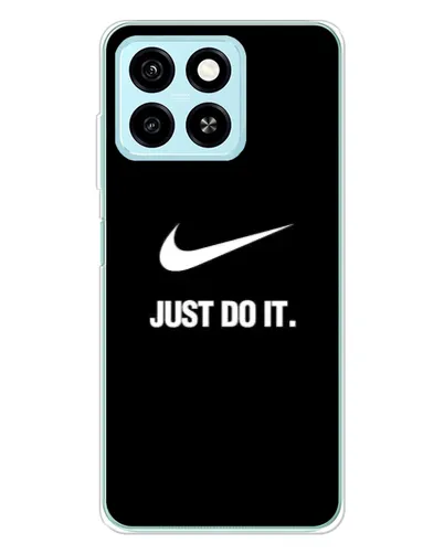Чехол для ZTE Blade A55 с картинкой «Классический принт Nike»