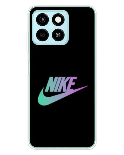 Чехол для ZTE Blade A55 с картинкой «Nike — городская ночь»