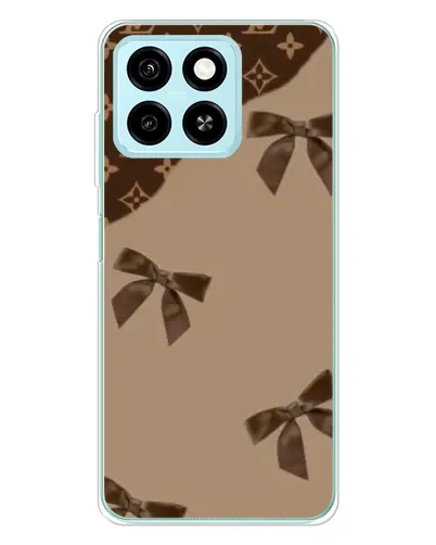 Чехол для ZTE Blade A55 с картинкой «LV — кофейный атлас» Чехол для ZTE Blade A55 с картинкой «LV — кофейный атлас»