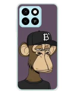 Чехол для ZTE Blade A55 с картинкой «Bored Ape в кепке» Чехол для ZTE Blade A55 с картинкой «Bored Ape в кепке»
