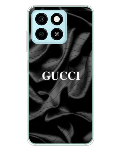 Чехол для ZTE Blade A55 с картинкой «Gucci — шелковые волны»