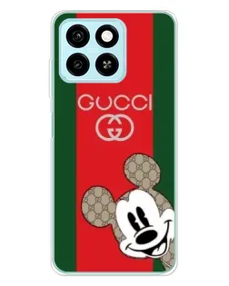 Чехол для ZTE Blade A55 с картинкой «Gucci — полосы и Микки» Чехол для ZTE Blade A55 с картинкой «Gucci — полосы и Микки»