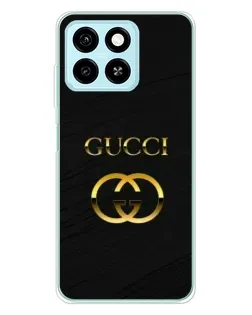 Чехол для ZTE Blade A55 с картинкой «Золотой логотип Gucci» Чехол для ZTE Blade A55 с картинкой «Золотой логотип Gucci»