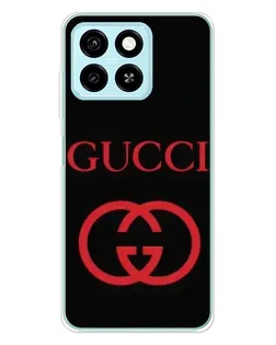 Чехол для ZTE Blade A55 с картинкой «Gucci — красный логотип» Чехол для ZTE Blade A55 с картинкой «Gucci — красный логотип»