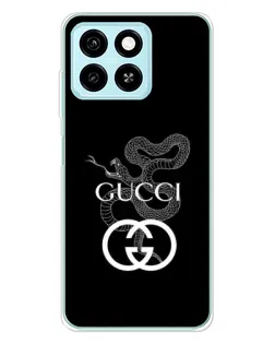 Чехол для ZTE Blade A55 с картинкой «Gucci — серебряная змея» Чехол для ZTE Blade A55 с картинкой «Gucci — серебряная змея»