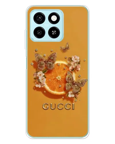 Чехол для ZTE Blade A55 с картинкой «Gucci — золотые бабочки» Чехол для ZTE Blade A55 с картинкой «Gucci — золотые бабочки»
