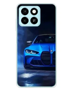 Чехол для ZTE Blade A55 с картинкой «Голубая BMW M4» Чехол для ZTE Blade A55 с картинкой «Голубая BMW M4»