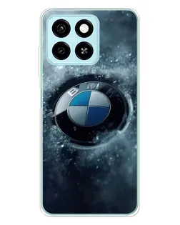 Чехол для ZTE Blade A55 с картинкой «Логотип BMW — лед» Чехол для ZTE Blade A55 с картинкой «Логотип BMW — лед»