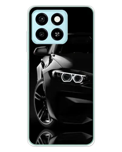 Чехол для ZTE Blade A55 с картинкой «Черная BMW — профиль» Чехол для ZTE Blade A55 с картинкой «Черная BMW — профиль»