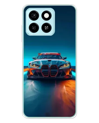 Чехол для ZTE Blade A55 с картинкой «BMW — огни неона» Чехол для ZTE Blade A55 с картинкой «BMW — огни неона»