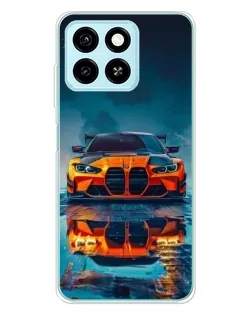 Чехол для ZTE Blade A55 с картинкой «BMW — золотая эмблема» Чехол для ZTE Blade A55 с картинкой «BMW — золотая эмблема»