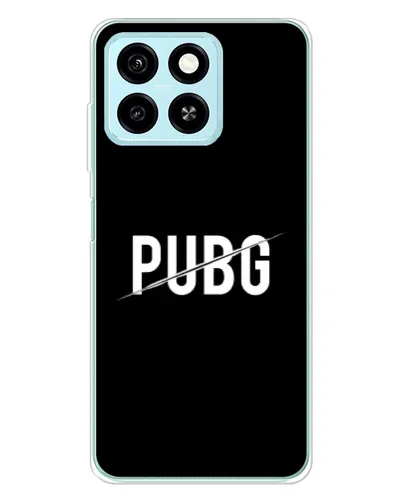 Чехол для ZTE Blade A55 с картинкой «PUBG — белый логотип» Чехол для ZTE Blade A55 с картинкой «PUBG — белый логотип»