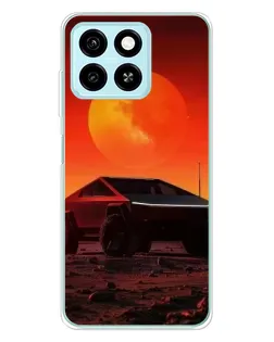 Чехол для ZTE Blade A55 с картинкой «Cybertruck на Марсе» Чехол для ZTE Blade A55 с картинкой «Cybertruck на Марсе»