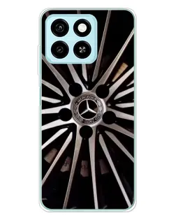 Чехол для ZTE Blade A55 с картинкой «Диск Mercedes»