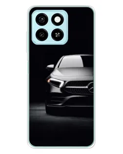 Чехол для ZTE Blade A55 с картинкой «Свет фар Mercedes»