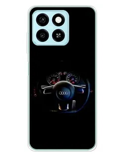 Чехол для ZTE Blade A55 с картинкой «Салон Audi — руль» Чехол для ZTE Blade A55 с картинкой «Салон Audi — руль»