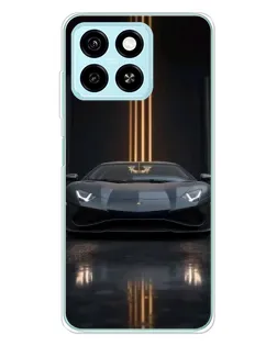 Чехол для ZTE Blade A55 с картинкой «Lamborghini золотые линии» Чехол для ZTE Blade A55 с картинкой «Lamborghini золотые линии»