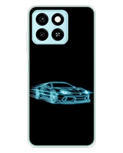 Чехол для ZTE Blade A55 с картинкой «Неоновый контур Lamborghini» Чехол для ZTE Blade A55 с картинкой «Неоновый контур Lamborghini»