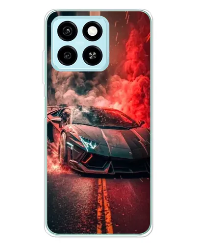 Чехол для ZTE Blade A55 с картинкой «Lamborghini красный дым» Чехол для ZTE Blade A55 с картинкой «Lamborghini красный дым»