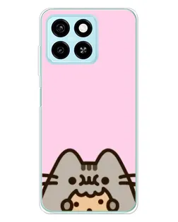 Чехол для ZTE Blade A55 с картинкой «Pusheen и печенье» Чехол для ZTE Blade A55 с картинкой «Pusheen и печенье»