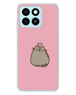 Чохол для ZTE Blade A55 з картинкою «Pusheen серце» Чохол для ZTE Blade A55 з картинкою «Pusheen серце»