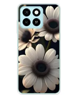 Чехол для ZTE Blade A55 с картинкой «Белые маргаритки макро» Чехол для ZTE Blade A55 с картинкой «Белые маргаритки макро»