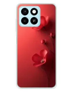 Чехол для ZTE Blade A55 с картинкой «Маковые соцветия» Чехол для ZTE Blade A55 с картинкой «Маковые соцветия»
