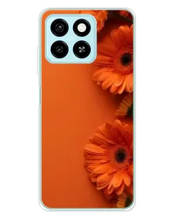 Чехол для ZTE Blade A55 с картинкой «Оранжевые герберы» Чехол для ZTE Blade A55 с картинкой «Оранжевые герберы»