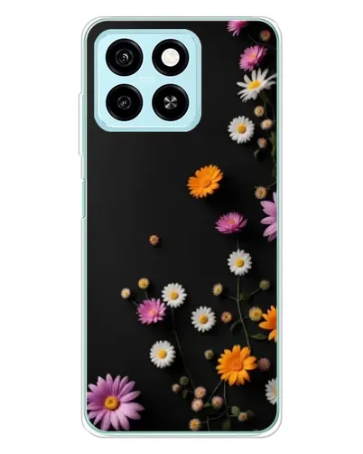 Чехол для ZTE Blade A55 с картинкой «Цветочная композиция»