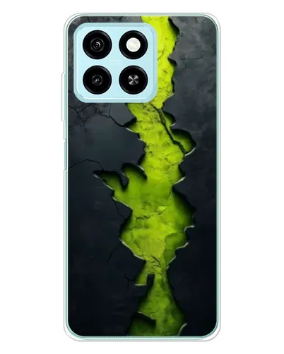 Чехол для ZTE Blade A55 с картинкой «Салатовый разлом скалы» Чехол для ZTE Blade A55 с картинкой «Салатовый разлом скалы»