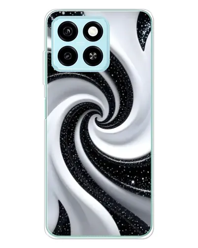 Чехол для ZTE Blade A55 с картинкой «Черно-белая спираль» Чехол для ZTE Blade A55 с картинкой «Черно-белая спираль»