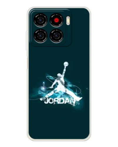 Чехол для ZTE Blade A56 с картинкой «Jordan Blue Fire» Чехол для ZTE Blade A56 с картинкой «Jordan Blue Fire»