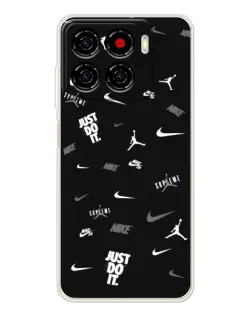 Чехол для ZTE Blade A56 с картинкой «Nike Black Pattern» Чехол для ZTE Blade A56 с картинкой «Nike Black Pattern»
