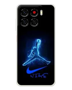Чехол для ZTE Blade A56 с картинкой «Jordan Neon Blue» Чехол для ZTE Blade A56 с картинкой «Jordan Neon Blue»