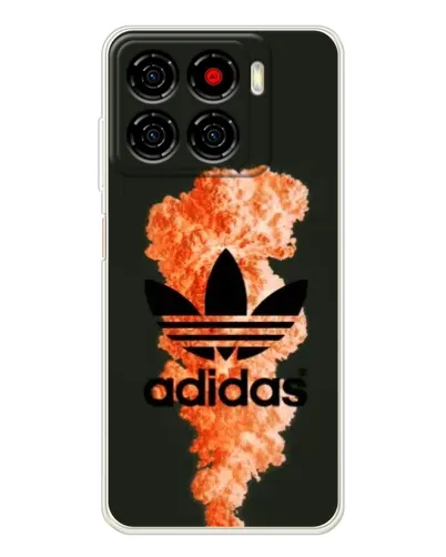 Чехол для ZTE Blade A56 с картинкой «Оранжевый дым Adidas» Чехол для ZTE Blade A56 с картинкой «Оранжевый дым Adidas»