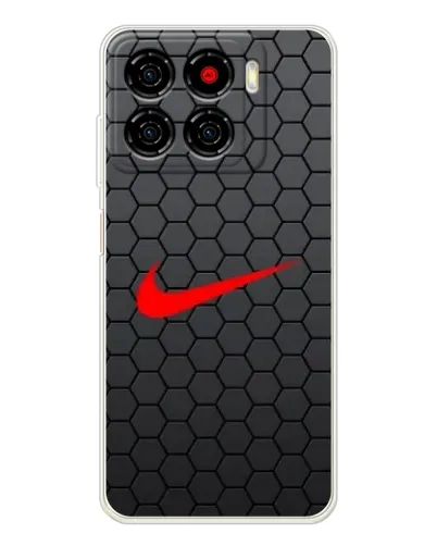 Чехол для ZTE Blade A56 с картинкой «Nike — карбоновая сетка» Чехол для ZTE Blade A56 с картинкой «Nike — карбоновая сетка»
