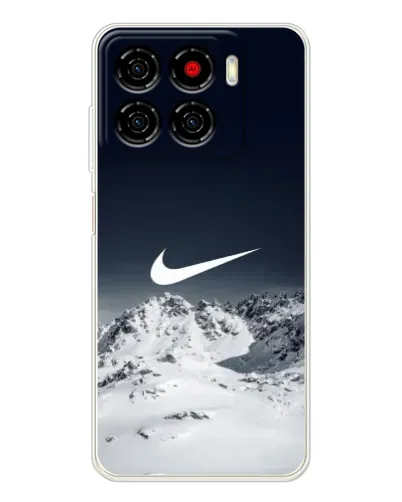 Чехол для ZTE Blade A56 с картинкой «Nike — зимние горы» Чехол для ZTE Blade A56 с картинкой «Nike — зимние горы»