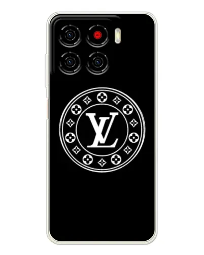 Чехол для ZTE Blade A56 с картинкой «LV — печать стиля»