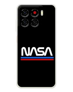 Чохол для ZTE Blade A56 з картинкою «NASA — класика Red Blue»