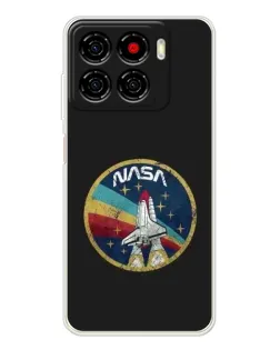 Чохол для ZTE Blade A56 з картинкою «NASA — емблема місії»
